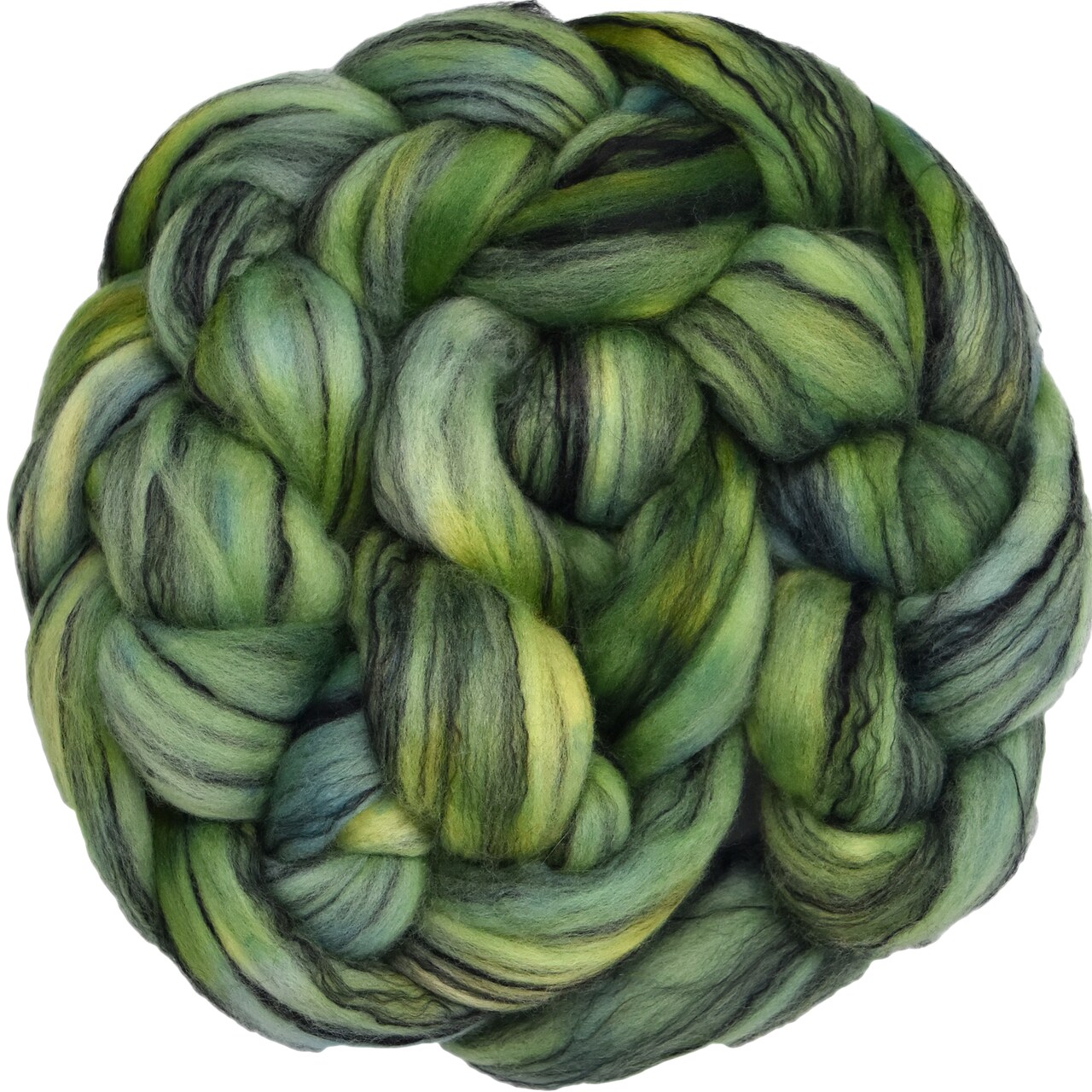 Hand Dyed Merino Wool Roving Blended with Tencel: Gorgeous tonal colorways for easy needle felting, hand spinning or weaving. Choose 1oz or 4oz